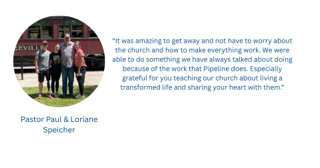 Pastor Paul and Loriane Speicher